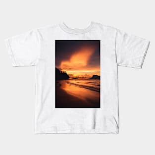 Sunset beach Kids T-Shirt